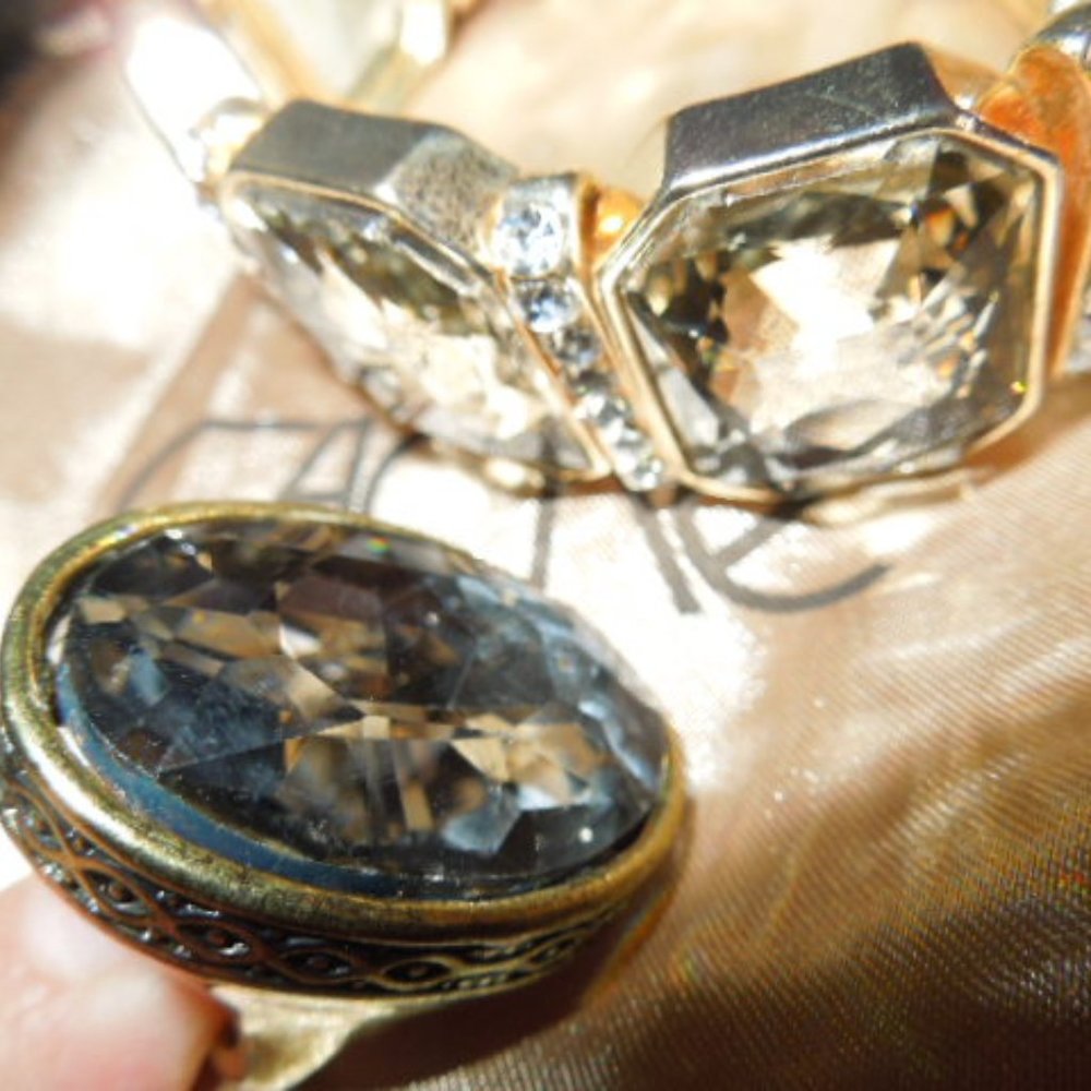 Nwot Cache Chunky Stretch Bracelet & Ring - image 6